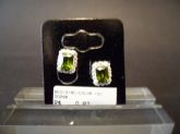 Brinco de prata zirconia color 2094656