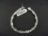 Pulseira Prata Zirconia Navet cb 2080789