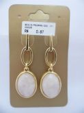 BRINCO FOLHADO A OURO ROSA 3200331