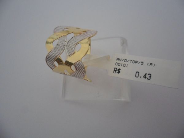 ANEL FOLHADO A OURO TPO 5 CB 62474