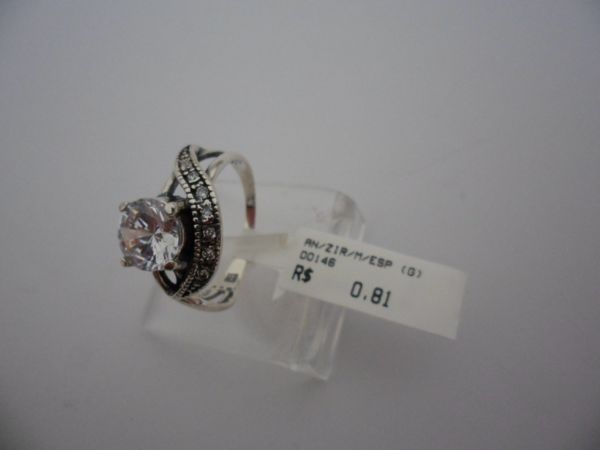 ANEL DE PRATA ZIRCONIA MARCASSITA ESP  CB 29303