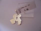 PINGENTE DE PRATA CASAL  CB 14826