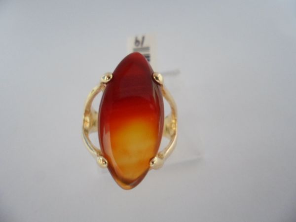 ANEL FOLHADO A OURO OLHO 1100531