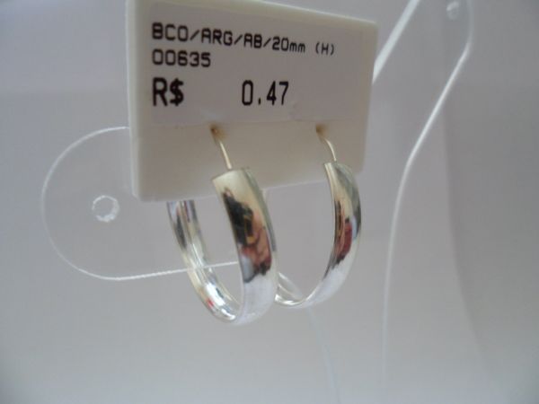 BRINCO DE PRATA ARGOLA ABERTA 20MM  CB 2068459