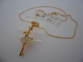GARGANTILHA FOLHADA/BAILARINA/STRASS  CB 81716