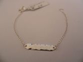 PULSEIRA DE PRATA CHAPA RETA  CB 2079066