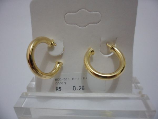 BRINCO FOLHADO A OURO D11 3  CB 2089294