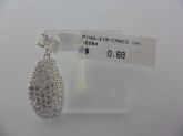 PINGENTE DE PRATA 925 ZIRCONIA CASCO CB 22015
