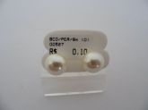 BRINCO FOLHADO A OURO PEROLA 8M  CB 229491