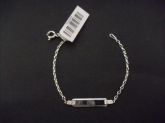Pulseira Prata Chapinha Infantil Cartier cb 2093734 ok