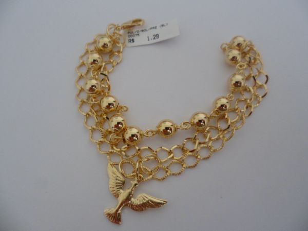 PULSEIRA FOLHADA BOLAS PAZ CB 5005