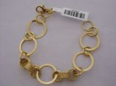 Pulseira Folhada a Ouro Elos GR cb 2089454