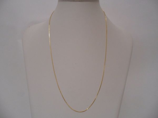 CORRENTE BANHADA A OURO VENEZIANA 60CM CB 46002