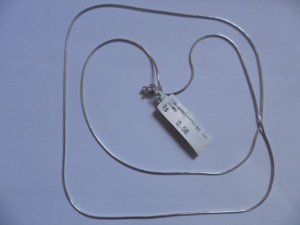 CORRENTE DE PRATA RABO RATO 60CM CB 2072043