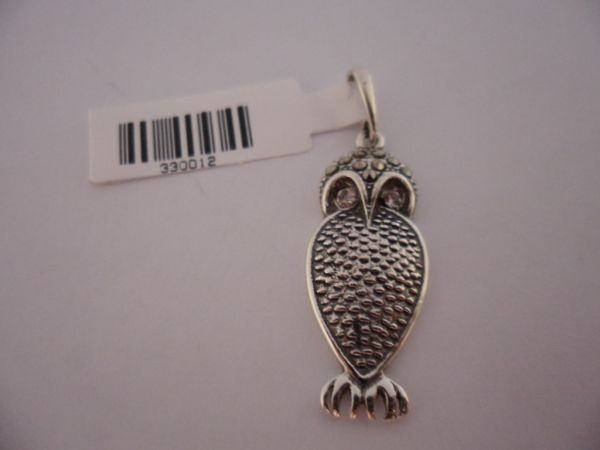PINGENTE DE PRATA CORUJA ENVELHECISA 330012