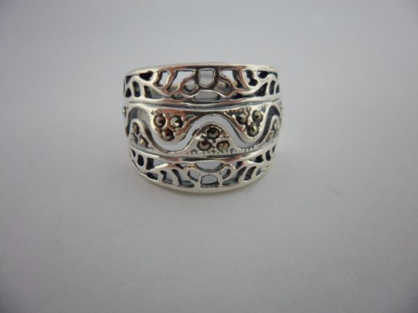 ANEL DE PRATA MARCASSITA MODELOS CB 2073392