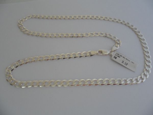 CORRENTE DE PRATA GRUMET 60CM  CB 2079110
