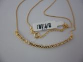 GARGANTILHA FOLHADA EM OURO BARCA G CB 81915