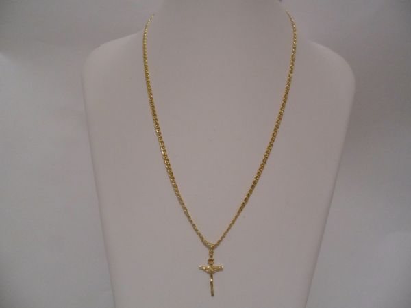CORRENTE FOLHADA A OURO 50CM 2094311