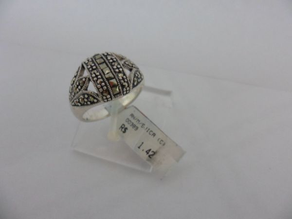 ANEL DE PRATA MARCASSITA SUIÇA ESPECIAL CB 2080307