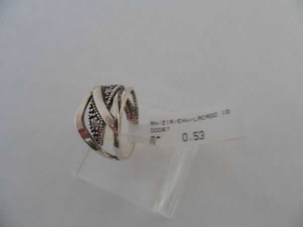 ANEL DE PRATA ZIRCONIA LAÇADO  CB 26603