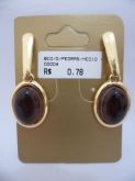 BRINCO FOLHADO A OURO FUME PQNO 2100231