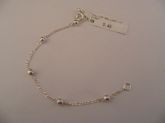 PULSEIRA DE PRATA INFANTIL BOLINHA  CB 2077642