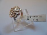 ANEL DE PRATA BRANCA FLOR VAZADA CB 2072746
