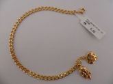 PULSEIRA FOLHADA/GRUMET/PINGENTE  CB 181925