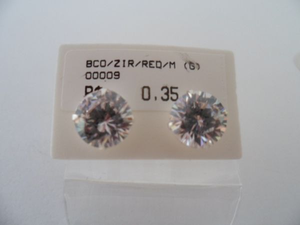 BRINCO DE PRATA COM ZIRCÔNIAS REDONDO/M  CB 2066080