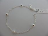 Pulseira de Prata Bola Elos  CB 2074023