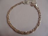 Pulseira de prata Trançada Diam Tripla  CB 2061061