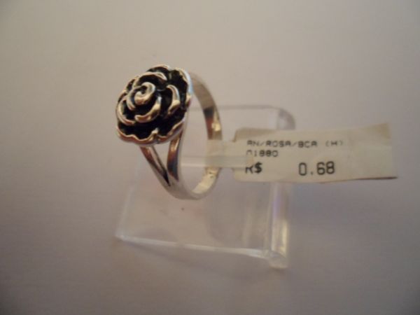 ANEL DE PRATA ROSA ENVELHECIDO  CB 14393808