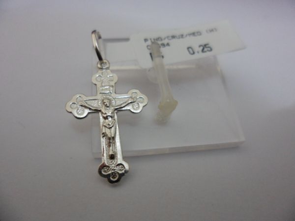 PINGENTE DE PRATA CRUZ  SENHOR  CB 2069159