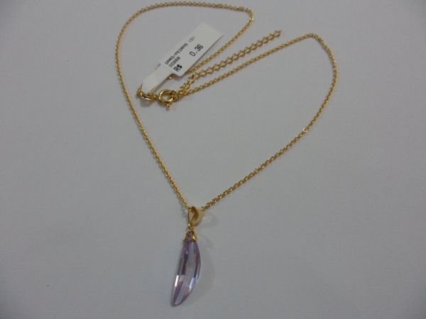 GARGANTILHA FOLHADA  PEDRA LILAS CB 670118