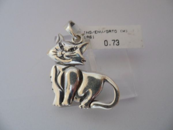 PINGENTE DE PRATA GATO MARIE  CB 34490594