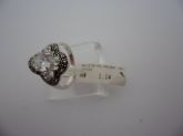 ANEL DE PRATA MARCASSITA ZIRCONIA  PEDRA CB 2071374