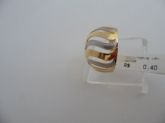 ANEL FOLHADO A OURO TOP 4 CB 62499