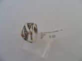 ANEL DE PRATA ZIRCONIA LAÇADO  CB 26603
