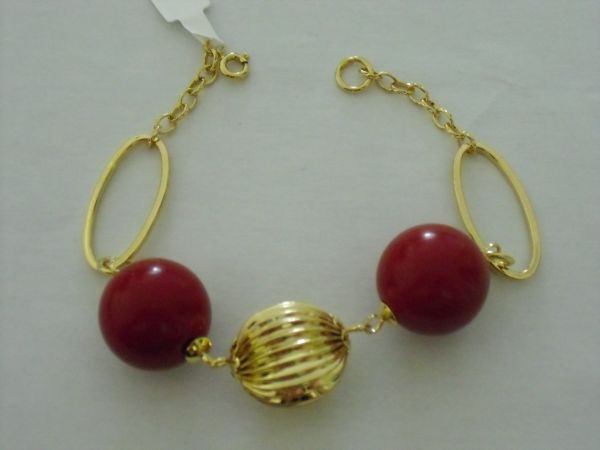 Pulseira Folhada a Ouro Prom 1 cb 182402