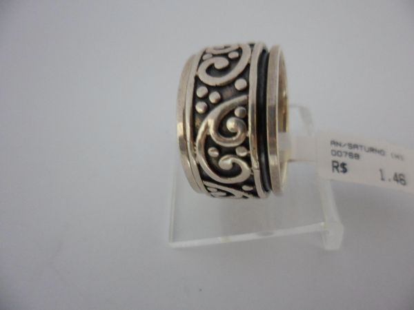 Anel Prata Masculino 14mm 2069937