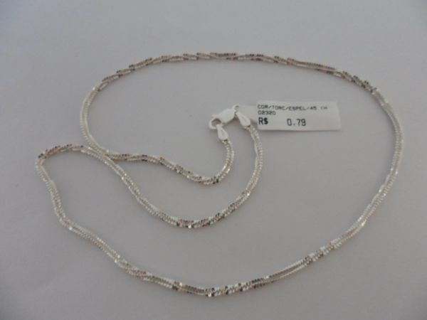 CORRENTE TORCIDA ESPELHADA 45CM  CB 2087211