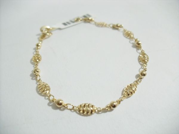Pulseira Dourada Arroz cb 2098678