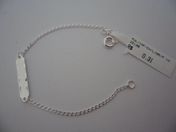 PULSEIRA DE PRATA CHAPA LISA CB 2060460