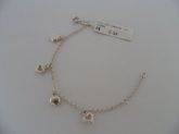 PULSEIRA DE PRATA CORAÇOES CB 2086491