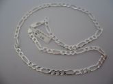CORRENTE PRATA 3X1 60CM 7MM CB 2079134