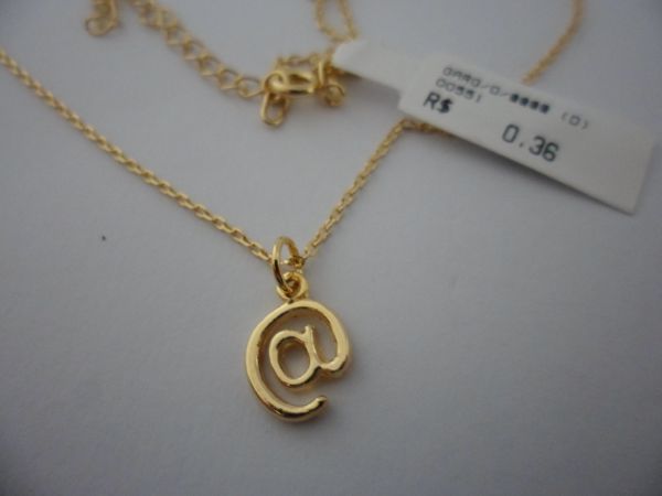 GARGANTILHA FOLHADA A OURO @ CB 81901 ok
