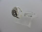ANEL DE PRATA MICRO ZIRCONIA OVAL CB 2080666