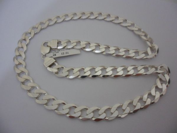 CORRENTE DE PRATA GRUMET 60CM  CB 2079172 ok