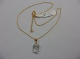 GARGANTILHA PEDRA ZIRC RETANGULAR CB 670119 OK